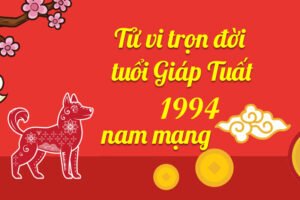 Tử vi tuổi Giáp Tuất 1994 nam mạng