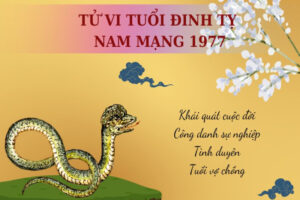 Tử vi tuổi Đinh Tỵ 1977 nam mạng